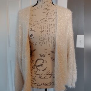 Do Everything In Love Cream Colored Cardigan O/S